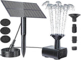 Solar Bird Bath Fountain Pump with Tubing Outdoor Water Pump V1263-JX-5570