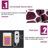 Weighted Blankets,Cozy Soft Flannel Electric Heated Winter Blanket Blanket Electric Heated Soft V1369-AZ3-W-20403