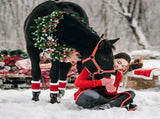 Christmas Horse Leg Wraps Standing Wraps for Horses red Horse Leg Protectors Horse Leg Wraps Wraps V1192-AZ-W-3013