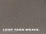2 Set Office Desk Chair - Loop Yarn Fabric Home Swivel Chair Cut-Out Seat HALO GREY V274-FT-VOC-002BK-LGY2