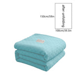 59x39" 100% Cottons Blanket, Soft and Breathable Bed Blanket, Multi-functional Bed Blanket for All V1189-WXFWAL-20260319-00935