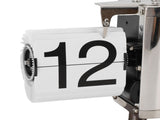 Flip Desk Clock Vintage Large Number 24 Hours Auto Flip Down Mechanical Clock for Home Living Room V1294-YM0901-3115250023811