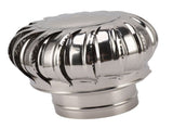 Chimney Rotating Ventilator Cap Stainless Steel Anti Downdraught Chimney Cap with Clamp Thickened V1294-YM0901-3117230206211