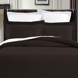 Grand Aterlier Pima Cotton Walnut Quilt Cover Set King V442-HIN-QUILTCS-400TCPIMACOTTON-WALNUT-KI