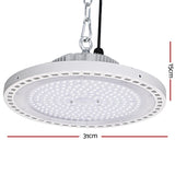 Leier LED High Bay Lights 150W UFO Industrial Shed Warehouse Factory Lamp White HBL-UFO-N210C-WH