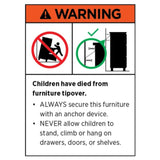 NNECN Two-Doors, Two-Drawers Wooden TV Cabinet V728-NNE005-TV-CABINET