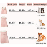 Dog Cape Blanket, Adjustable Pet Cape with Snap Buttons and Hood, Soft Flannel Warm Blanket for V1366-AZ2-W-11441