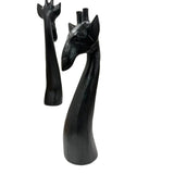 Handcrafted Black Giraffe Ornament 37cm V637-33822GRF