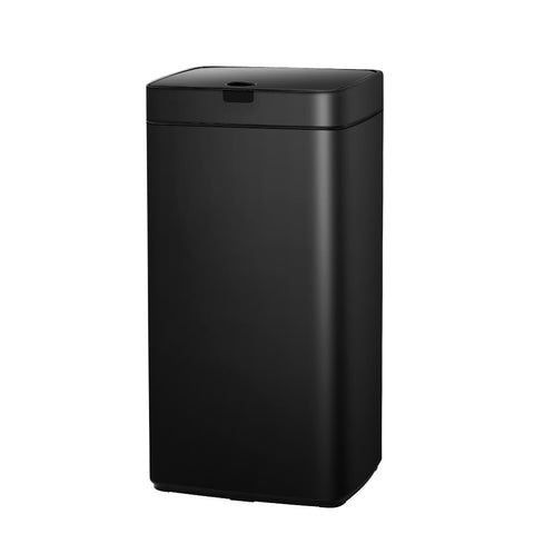 Devanti 45L Motion Sensor Bin Rubbish Automatic Black SB-45L-S23-BK