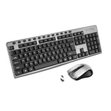 Wireless and Mouse Set Portable Plug Play Mechanical Mouse for Computer Laptop PC V1366-AZ2-W-16673