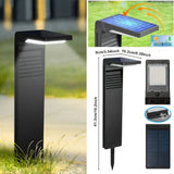 solar path 2-pack, warm white cool white, four lighting modes, outdoor lighting, garden V1102-124-14902-BLK-2PCS