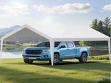 Carport Replacement Canopy, 6 x 3.6 m Potable Garage Tent Top Tarp, UV-Resistant & Waterproof Car V952-CKPB12X20FTBB7CQI001V0