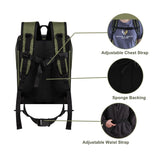 Green Breathable Comfort Pet Travel Backpack V888-ELOSUNG34042