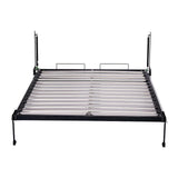 Double DIY Wall Bed Hardware Kit with Black handle Frame & Mechanism for Custom Build V63-953581