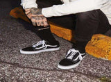 Vans Authentic Old Skool Shoes Sneakers Skateboard Casual - Black V563-VN000D3HY28-US13