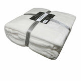 Jenny Mclean 300GSM Douce Super Soft Plush Blanket 220 x 240 cm Ivory V442-RAN-BLANKET-300GSMDOUCE-IVORY-RE