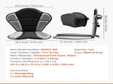 Kayak Seat, 1 Pack 31 mm Thick, Universal Paddle Board Seat with Back Support, Sit-on-Top Soft V952-PHTRZYEVAPMJZT0F7001V0