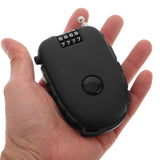 2-Pack Weather Resistant Flexible Retractable Steel Cable Locks for Bikes, Gates, Outdoor Security V1370-AZ4-11555