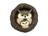 Owl Tree Hugger Outdoor Decor Whimsical Sculpture Garden Statue Yard Art Decoration V1294-YM0901-3111240166611