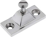 2PCS Bimini Top Side Mount Deck Hinge Fitting Hardware Base High Polished Marine Grade 316 Stainless V1259-DP01-A-1404