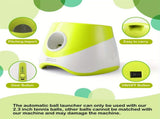 Automatic Dog Tennis Ball Launcher for Indoor & Outdoor Play, Adjustable 3-Speed Thrower with 3 V1341-ZY-L4DW5Y2W-YELLOW