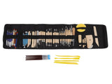 61Pcs Polymer Clay Sculpting Tools Exquisite Versatile Clay Carving Tools with Canvas Bag for V1294-YM0523-3118220076211