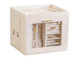 Rotating Organiser Box with Mirror Jewellery Storage for Dressing Table V63-954911