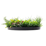 Slimline Artificial Green Wall Disc Art 60cm Country Fern UV Resistant V637-DP9961