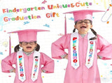 Kindergarten Graduation Cap & Gown Set Class of 2026 Satin Graduation Outfit & Keepsake Gift V1366-AZ2-W-27001