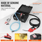 VEVOR Fuel Transfer Pump, 12V DC 10 GPM 1/4 HP, Portable Electric Diesel Transfer Pump with V952-CYBMG10GPM147B515V9