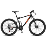 Progear Trail Dual Suspension MTB 26*19" Black Ember V572-PGMT-TRAILBE-19