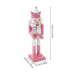 Collectible Wood Nutcracker Puppet Set Festive Holiday Decor Assorted 4Pcs V1370-AZ4-16845