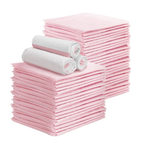 i.Pet Pet Training Pads 400pcs 60x60cm Puppy Dog Toilet Pee Indoor Super Absorbent Pink PET-PAD-PK-400