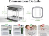 4-In-1 French Fry Cutter for Potatoes, Apple Slicer, Chopper Vegetable Cutter - Dicer Chopper for V1258-DP02-I-0003