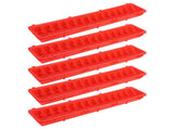 5Set Thicken Bird Feeder Outdoor Hanging Plastic Pigeons Feeding Device Cage Accessory Red V1294-YM0901-3111210045211