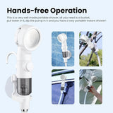 Portable Electric Shower, 4000mAh Battery with 1-2 Hours Runtime, 3 Spray Modes, Perfect for V1232-BXLY-001
