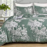 Vintage Floral Duvet Cover Set - Reversible Design-King V745-AQ082033K3