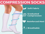 6Pairs Compression Socks for Women and Men - Best for Circulation, Running, Athletic, Recover, V1189-LWWAL-20260325-00651