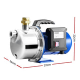 Giantz Garden Water Jet Pump High Pressure 1100W Tank Rain Farm Irrigation House PUMP-JET-2300