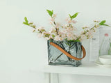 Handbag Vase Original Color Glass Vase Fish Tank Glass Vase Handmade Vase V1294-YM0716-230130LD04-1