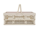Camping Picnic Basket Foldable Large Capacity Multifunction Handheld Camping Basket Camping V1294-YM0706-3117230133912
