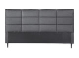 Artiss Bed Headboard Queen Bedhead Linen Fabric Charcoal BED-HEAD-PLA-Q-CHAR