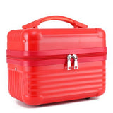 Red Durable Hard Shell Makeup Travel Case - Large Capacity Portable Cosmetic Organizer Box with V888-ELOSUNG27476
