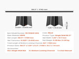 Bottom Locking Privacy Slats, Single-Wall Vertical Bottom-Locking Slats for Chain-Link Fence, V952-DBYSBTDBPE6FQ52L1V0