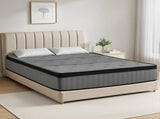 Double Mattress 30CM Thick Medium Firm Pocket Springs Euro Top Memory Foam in Grey V178-59317