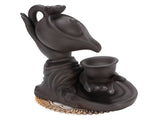 Incense Holder Creative Purple Sand Relaxing Backflow Incense Holder for Spa Yoga Meditation V1294-YM0901-3117250010511