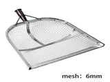 Stainless Steel Sifting Shovel - 4mm/6mm/8mm/12mm Mesh Soil Sieve & Sand Sifter Multipurpose V1366-AZ2-W-16544