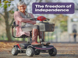EQUIPMED Mobility Scooter Electric Motorised Power Portable 4 Wheel Folding V219-AGCMSCEMQA2RD