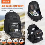 Tactical Backpack 40L Military Backpack with Molle Mode & Sponge Pad Black V952-ZSBBCDSHS40LC7V25V0