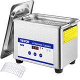 VEVOR 0.8L Professional Ultrasonic Cleaner 304 Stainless Steel Digital Lab Ultrasonic Cleaner with V952-QXJ0.8LCSB0000001V3